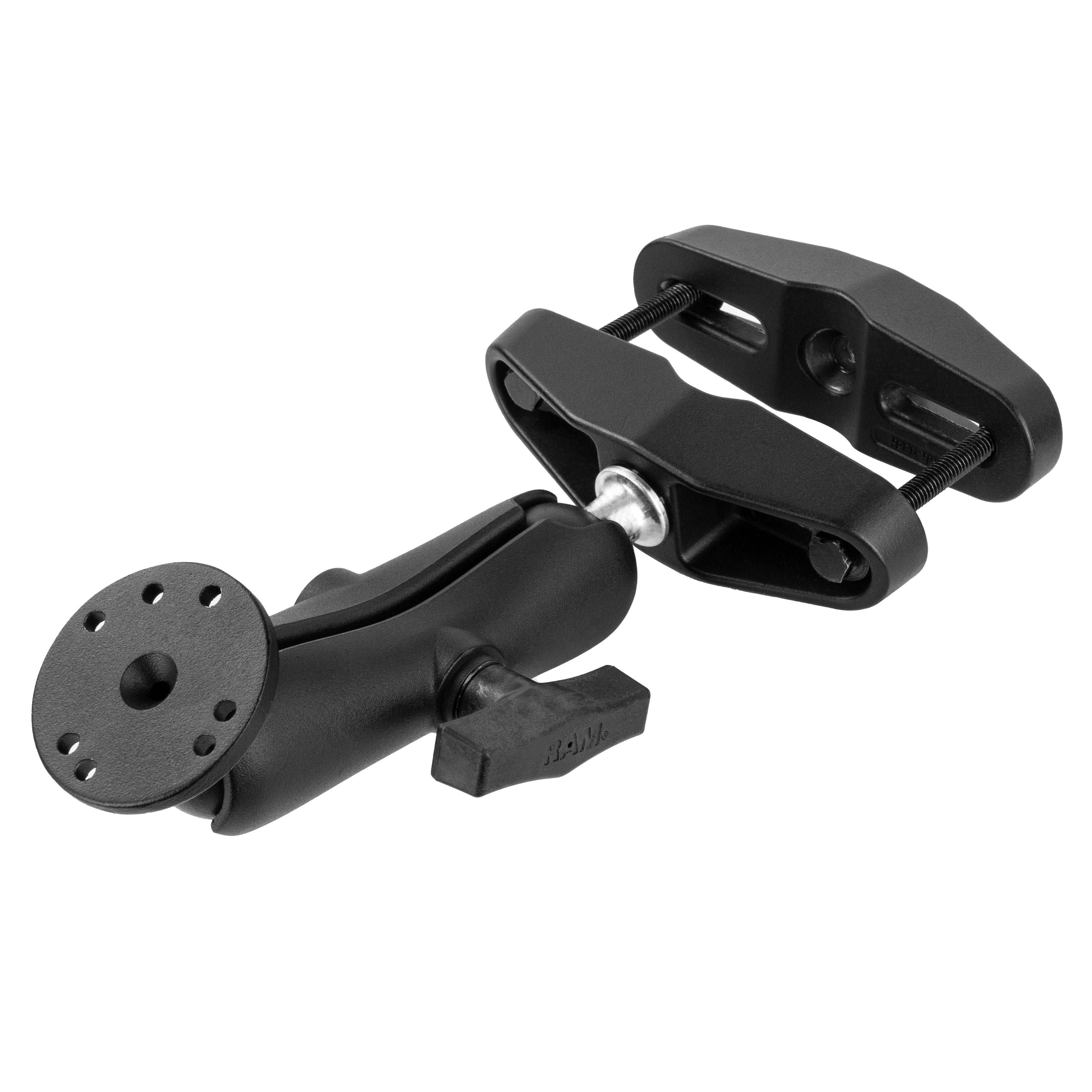 RAM universele paalklemmontage met ronde plaat c maat medium arm - RAM Mounts RAM-101U-247