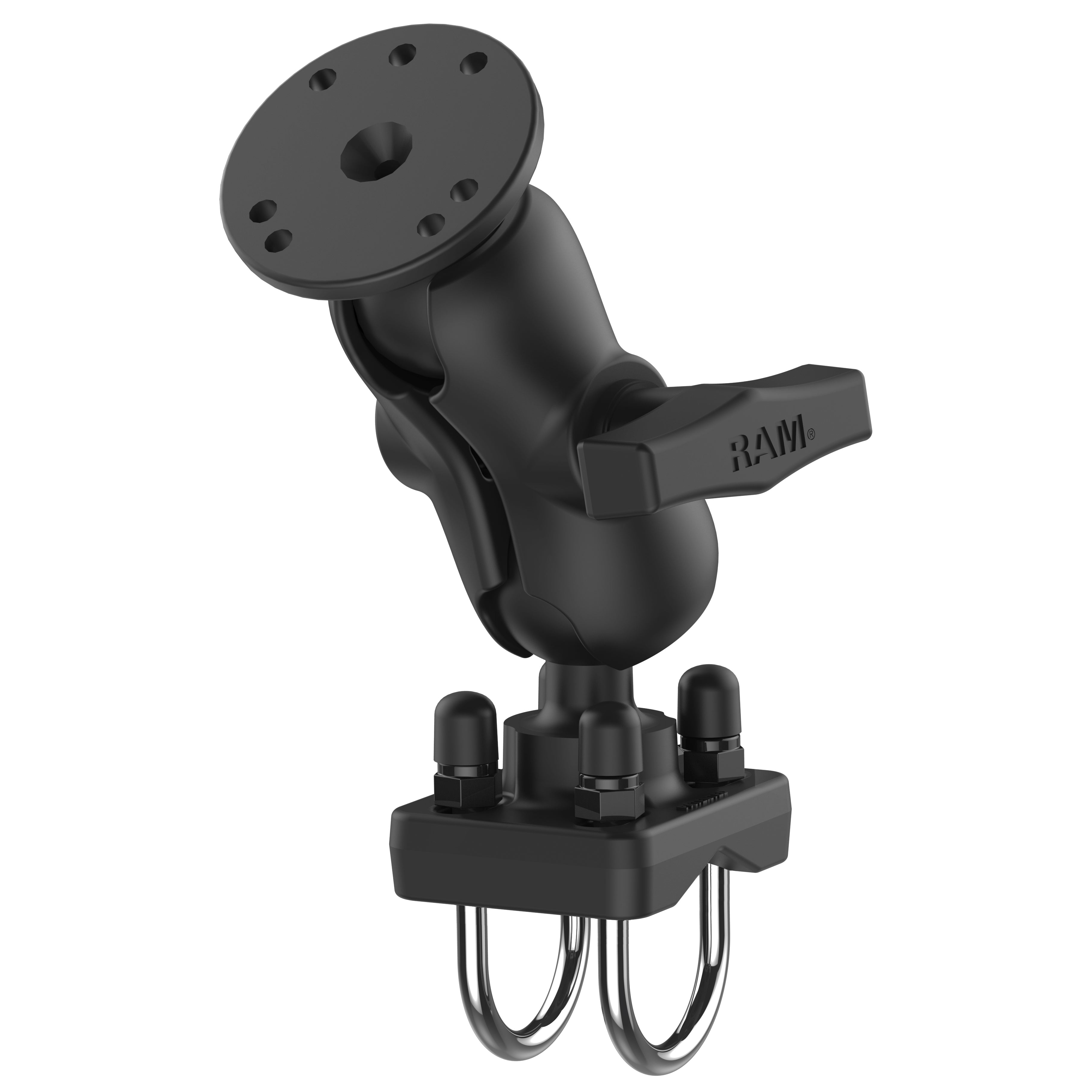 RAM Dubbele U-Bout Rail Montage voor Kleinere Rails - C Maat Kort - RAM Mounts RAM-101U-B-235 afbeelding 1