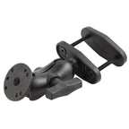 RAM 25 vierkante post klem mount met ronde amps plaat korte arm - RAM Mounts RAM-101U-B-247-25