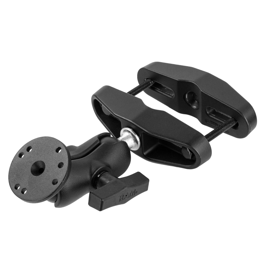 RAM Universele Paalklem met ronde plaat - C Maat Korte Arm - RAM Mounts RAM-101U-B-247 afbeelding 1