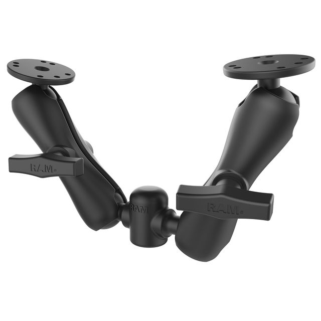RAM Voetsteunbeugel met 60,96 cm (24") pijp en twee dubbele balbeugels - RAM Mounts RAM-101U-VE10 afbeelding 2