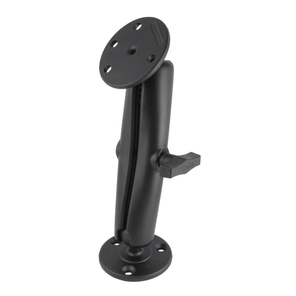 RAM dubbele bal montage met grote ronde platen - RAM Mounts RAM-101U-D-240