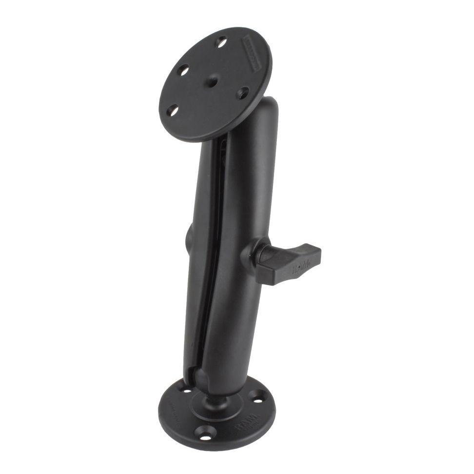 RAM Dubbele Bal Montage met Grote Ronde Platen - RAM Mounts RAM-101U-D-240 afbeelding 1