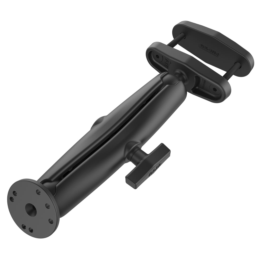 RAM 3" Vierkante Post Klemhouder met Ronde AMPS Plate - Lange Arm - RAM Mounts RAM-101U-D-247-3 afbeelding 2
