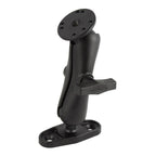 RAM DDubbele Bal Montage met Vlakke Oppervlakte Basis - Medium - RAM Mounts RAM-101U-DI2 afbeelding 1