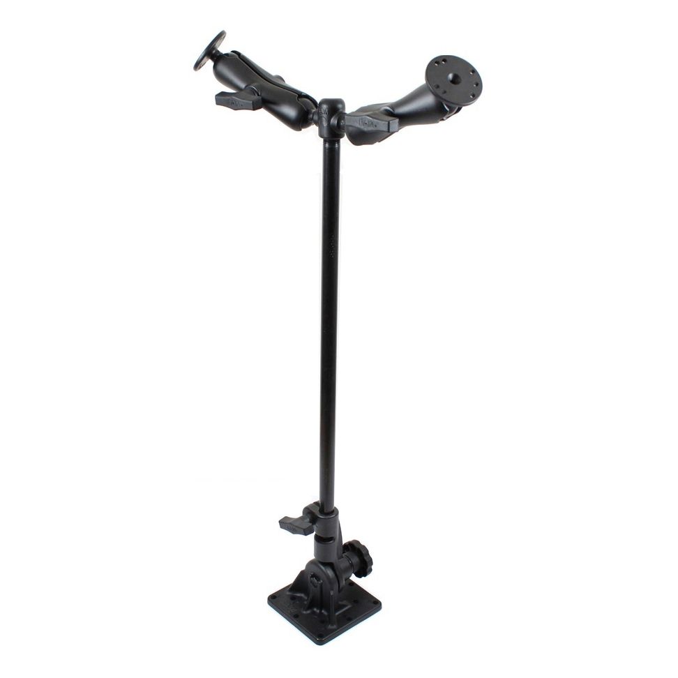 RAM Voetsteunbeugel met 60,96 cm (24") pijp en twee dubbele balbeugels - RAM Mounts RAM-101U-VE10 afbeelding 1