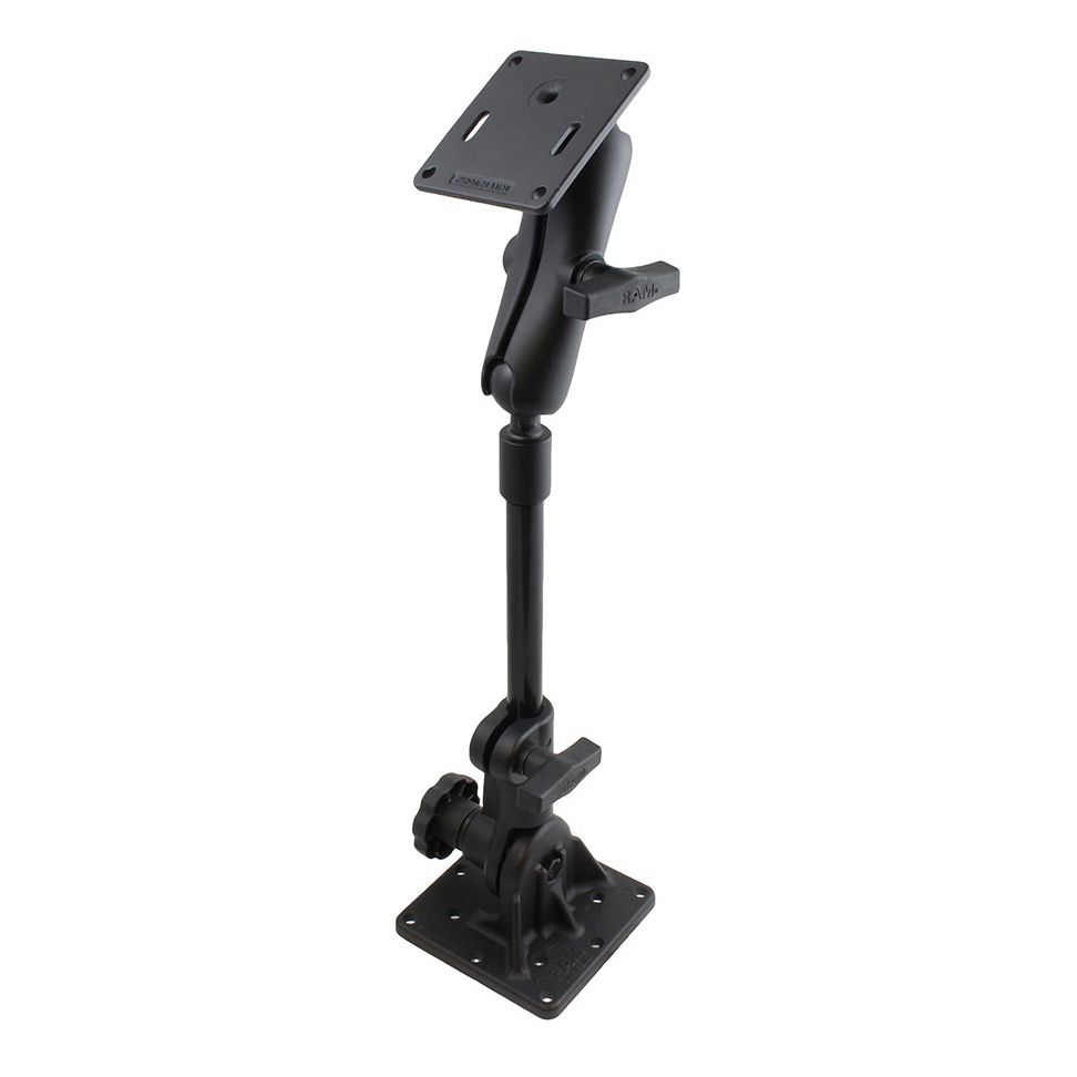 RAM Voetstuk Montage met 9" Buis en 75x75mm VESA-plaat - RAM Mounts RAM-101U-VE12-9 afbeelding 1