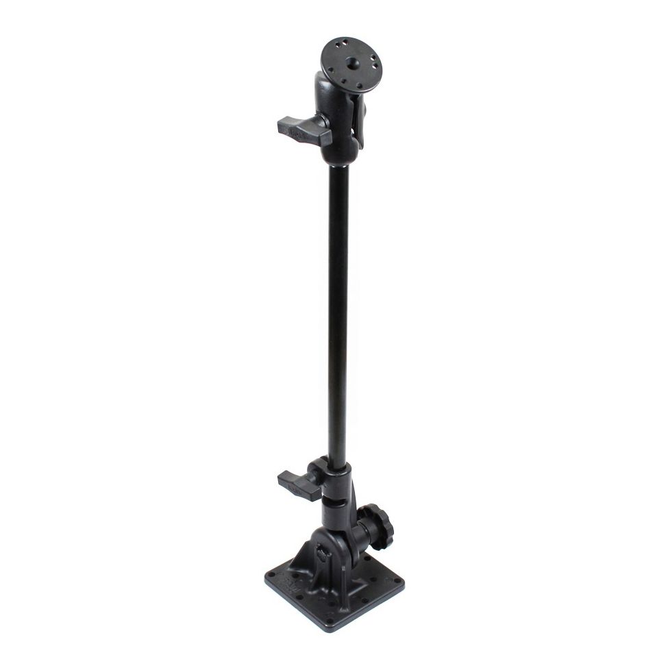 RAM Voetstuk Dubbele Bal Motage met 18" Buis en Ronde Plaat - RAM Mounts RAM-101U-VE6 afbeelding 1