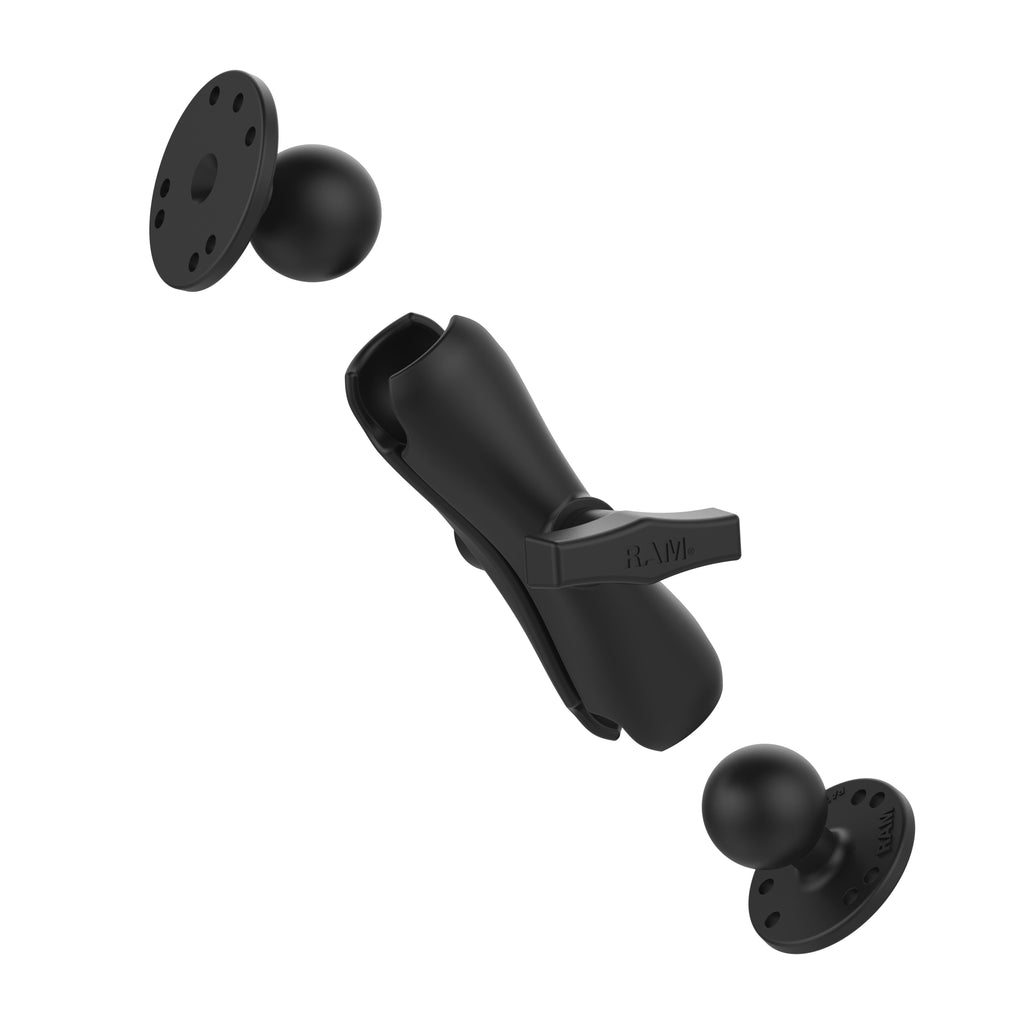 RAM Dubbele Kogel Montage met Twee Ronde Platen - C Maat Medium - RAM Mounts RAM-101U afbeelding 2