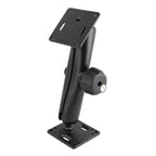 RAM dubbele 75x75mm VESA montage met slotknop lang - RAM Mounts RAM-102LU-D-2461