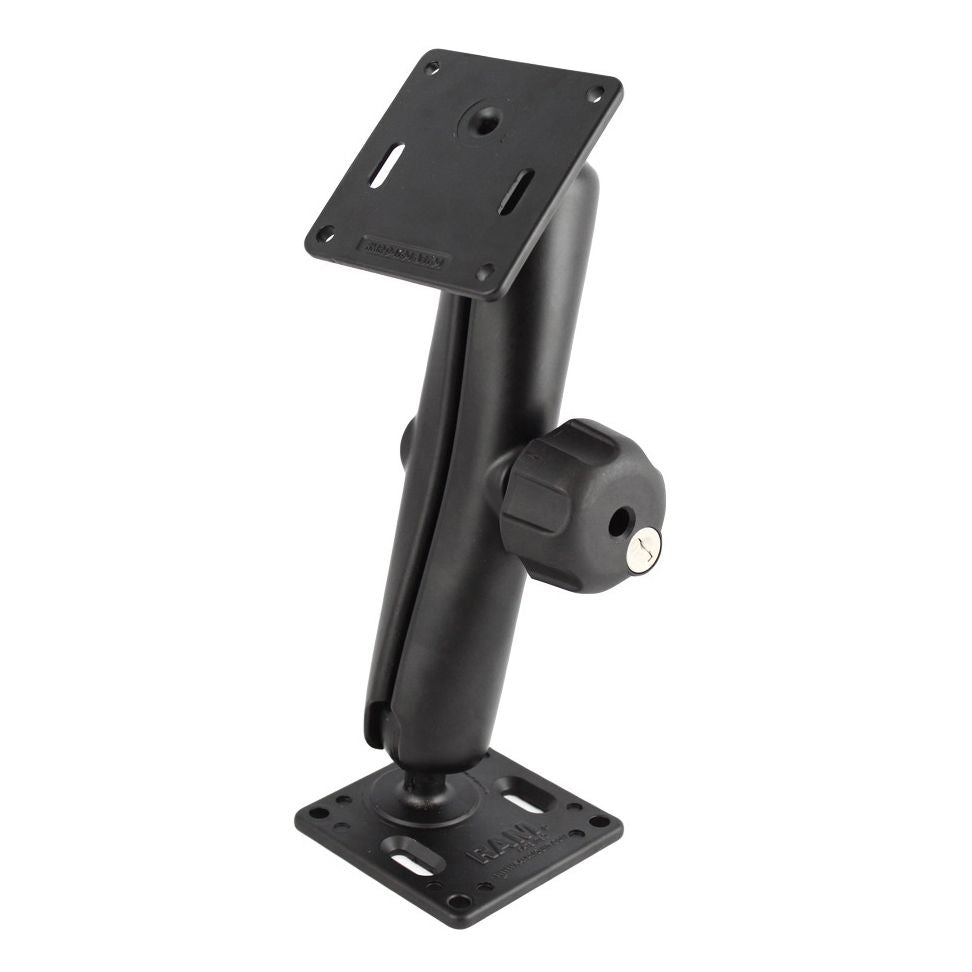 RAM Dubbele 75x75mm VESA Montage met Slotknop - Lang - RAM Mounts RAM-102LU-D-2461 afbeelding 1