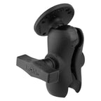 RAM Dubbele Socket Arm met Ronde Bal Plaat - C Maat Kort - RAM Mounts RAM-103U-B afbeelding 2