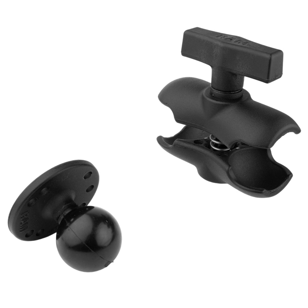 RAM Dubbele Socket Arm met Ronde Bal Plaat - C Maat Kort - RAM Mounts RAM-103U-B afbeelding 3