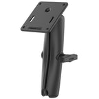 RAM double socket arm met 75mm VESA plate c groot formaat lang - RAM Mounts RAM-103U-D-2461