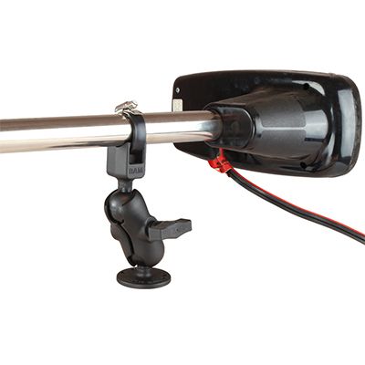 RAM Trolling Motor Stabilisator met Riem Slangklem - kort - RAM Mounts RAM-108-BU afbeelding 2