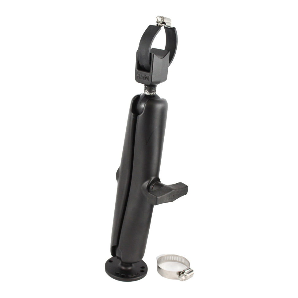 RAM trolling motor stabilisator met riem slangklem lang - RAM Mounts RAM-108-DU