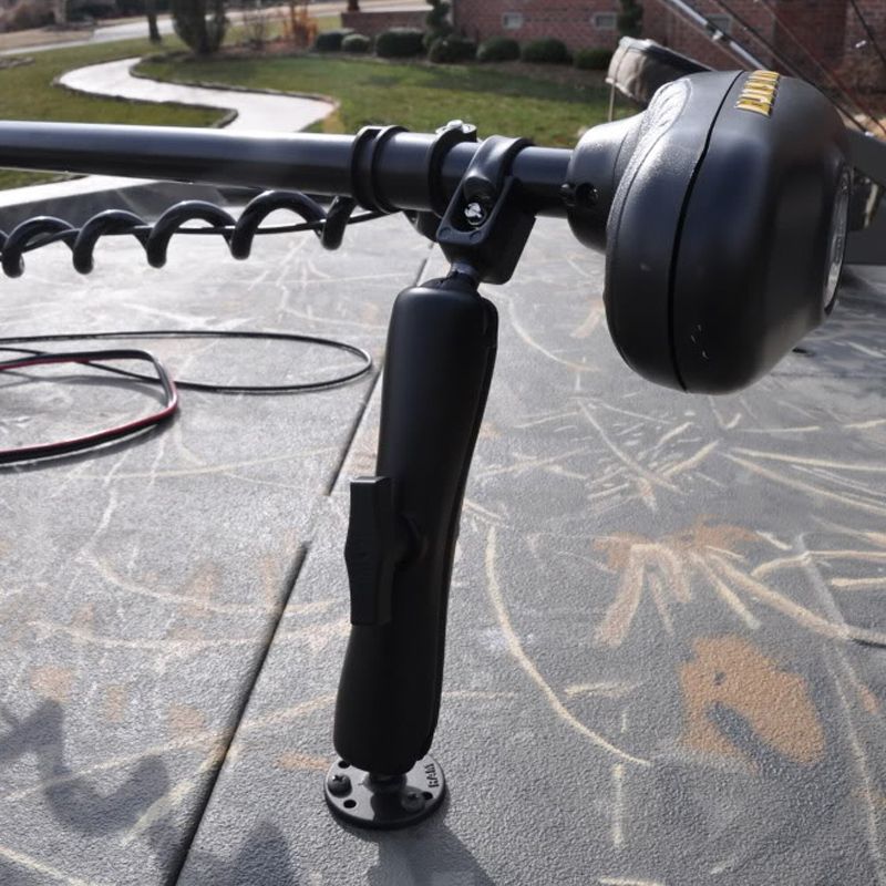 RAM Trolling Motor Stabilisator met Riem Slangklem - Lang - RAM Mounts RAM-108-DU afbeelding 2
