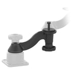 RAM 12" Gebogen Dubbele Zwaaiarm met Socket Arm & Ronde Plaat - RAM Mounts RAM-VB-109-6U afbeelding 2