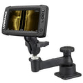 RAM horizontale swing arm mount voor lowrance elite 5 series - RAM Mounts RAM-109H-2B-B-LO11
