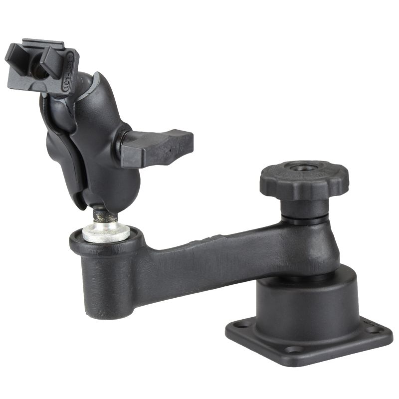 RAM Horizontale Swing Arm Mount voor Lowrance Elite-5 Series - RAM Mounts RAM-109H-2B-B-LO11 afbeelding 2