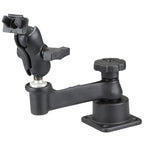 RAM Horizontale Swing Arm Mount voor Lowrance Elite-5 Series - RAM Mounts RAM-109H-2B-B-LO11 afbeelding 2