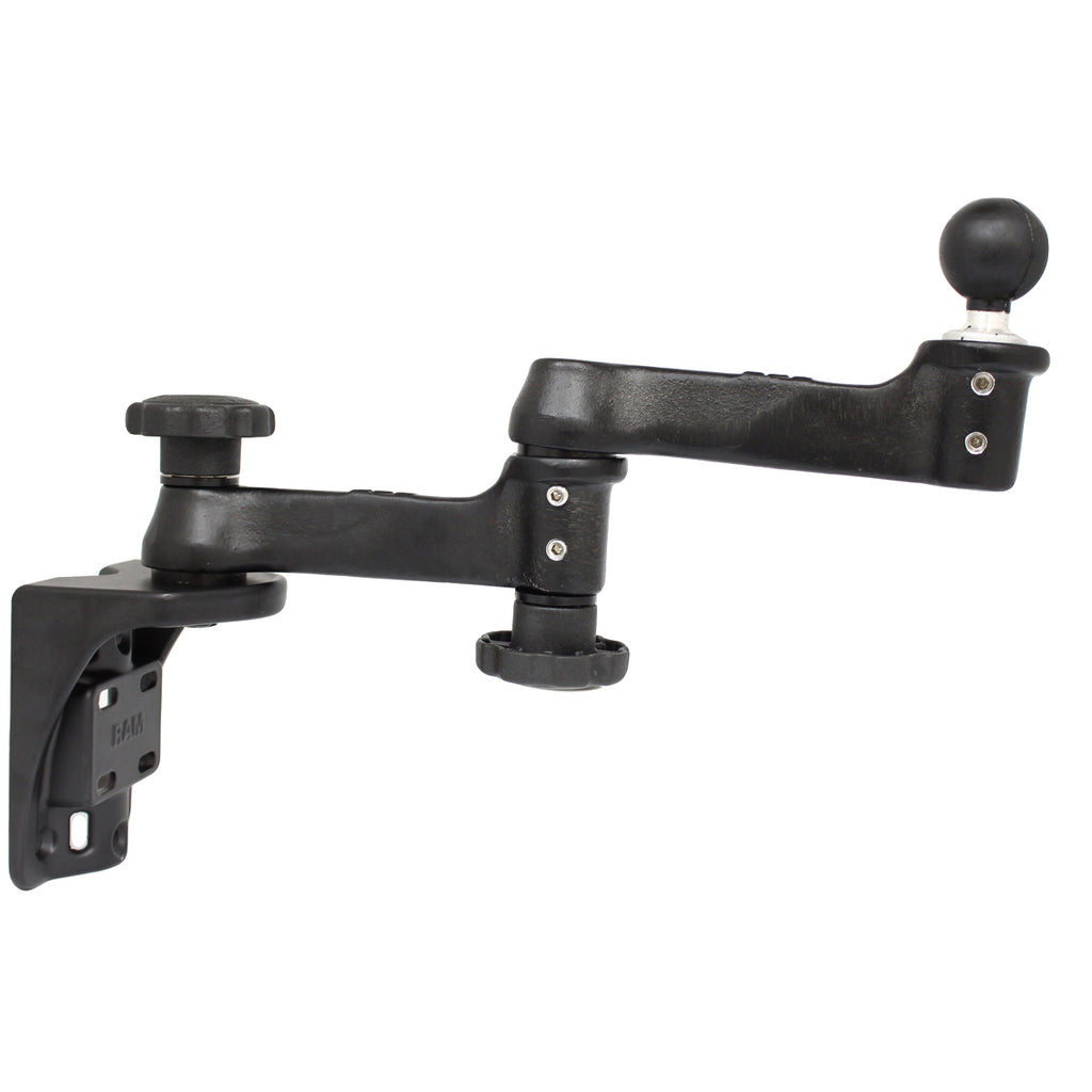 RAM verticale 12 zwenkarm montage met bal - RAM Mounts RAM-109V-1BU