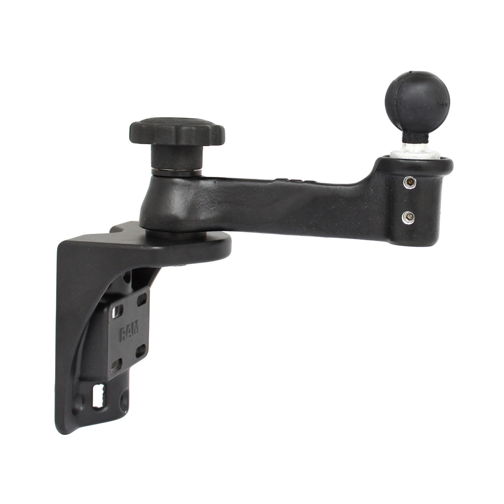 RAM verticale 6 zwenkarm montage met bal - RAM Mounts RAM-109V-2BU