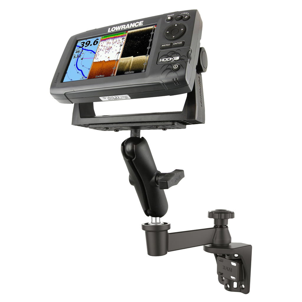 RAM Verticale Zwenkarm met Dubbele Bal Montage - RAM Mounts RAM-109V-2U afbeelding 1