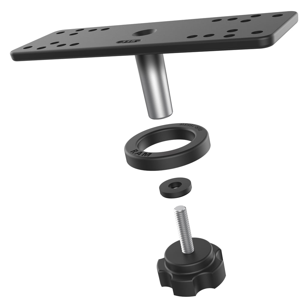 RAM Rechthoekige Plaat Adapter voor Zwenkarm Montage - RAM Mounts RAM-111BTU afbeelding 2