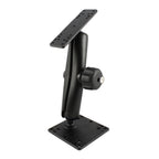 RAM vastzittende dubbele balmontage met 100x100mm VESA plaat c maat lang - RAM Mounts RAM-111LU-D-246