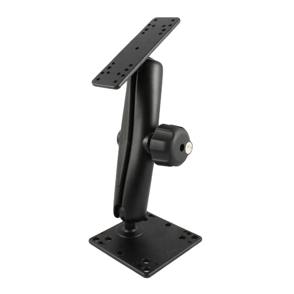 RAM vastzittende dubbele balmontage met 100x100mm VESA plaat c maat lang - RAM Mounts RAM-111LU-D-246