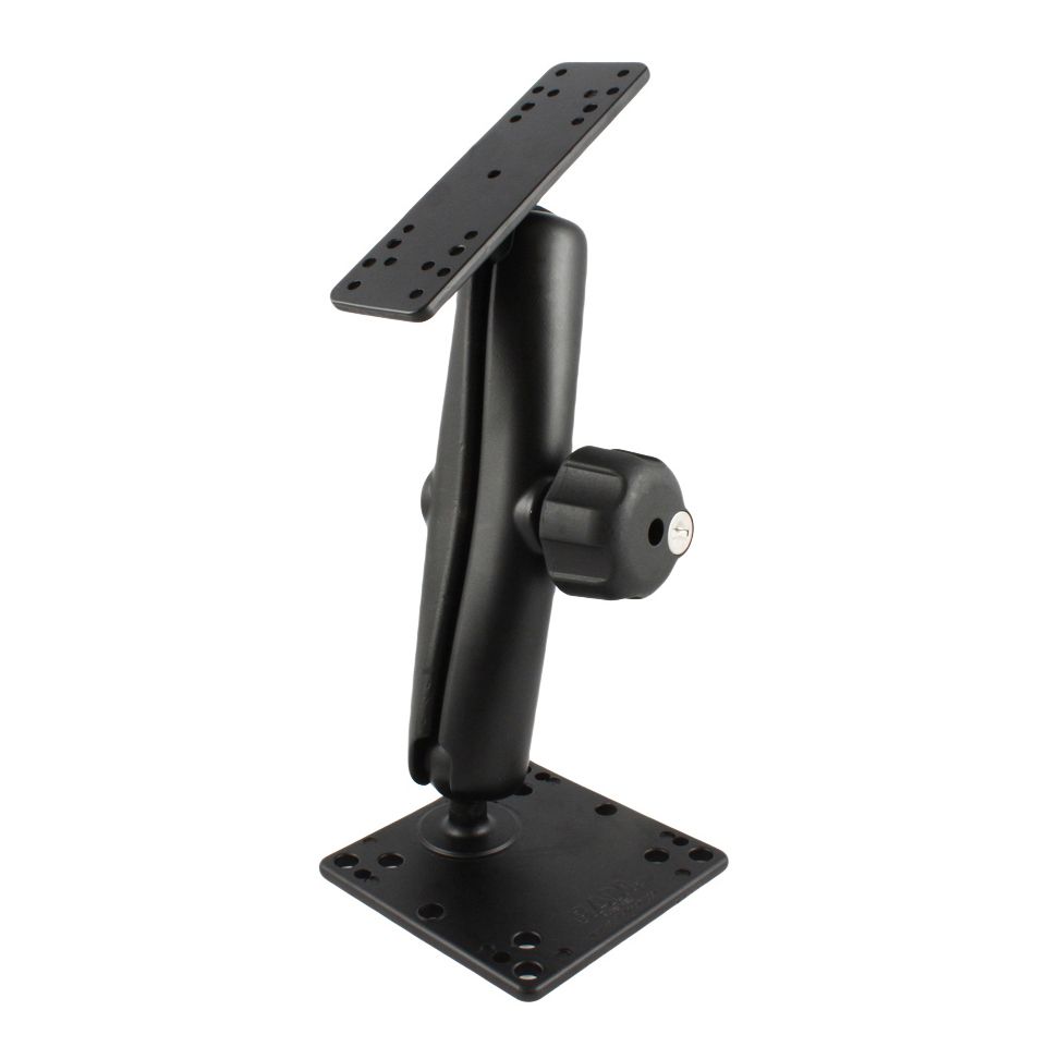 RAM Vastzittende Dubbele Balmontage met 100x100mm VESA Plaat - C Maat Lang - RAM Mounts RAM-111LU-D-246 afbeelding 1