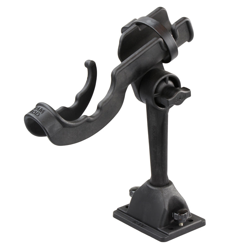 RAM rod vishengelhoudermet dek en trackmontagebasis - RAM Mounts RAM-114-DU