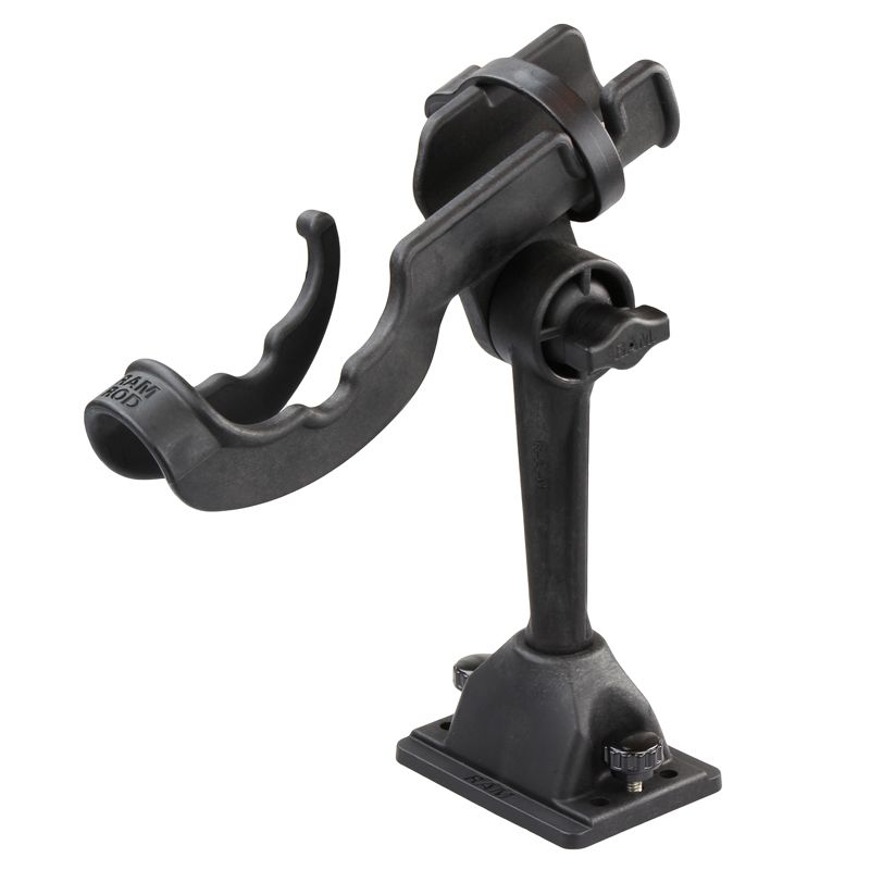 RAM ROD® Vishengelhoudermet dek- en trackmontagebasis - RAM Mounts RAM-114-DU afbeelding 1