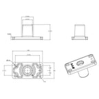 RAM ROD® Vishengelhouder met Inbouwbasis - RAM Mounts RAM-114-FU afbeelding 3