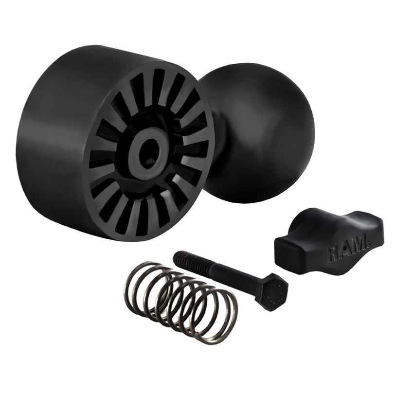 RAM bal adapter met vrouwelijke RAM rod ratel - RAM Mounts RAM-114BGU