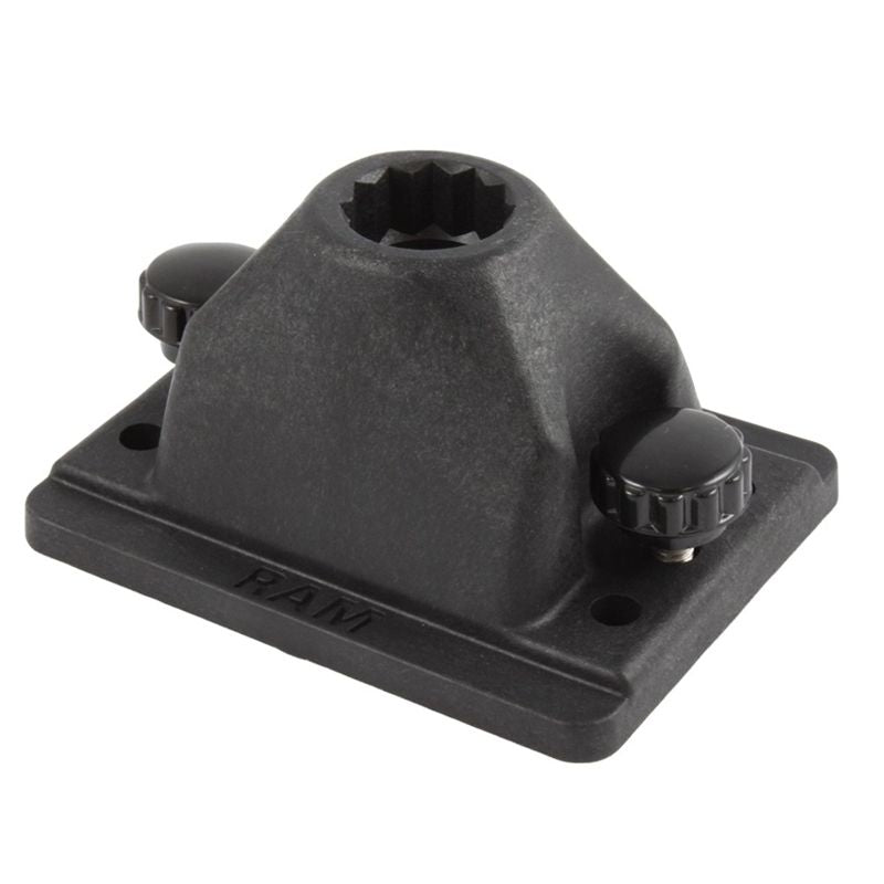 RAM ROD® Dek en Rail Basis met Spanmoeren - RAM Mounts RAM-114DTMU afbeelding 1