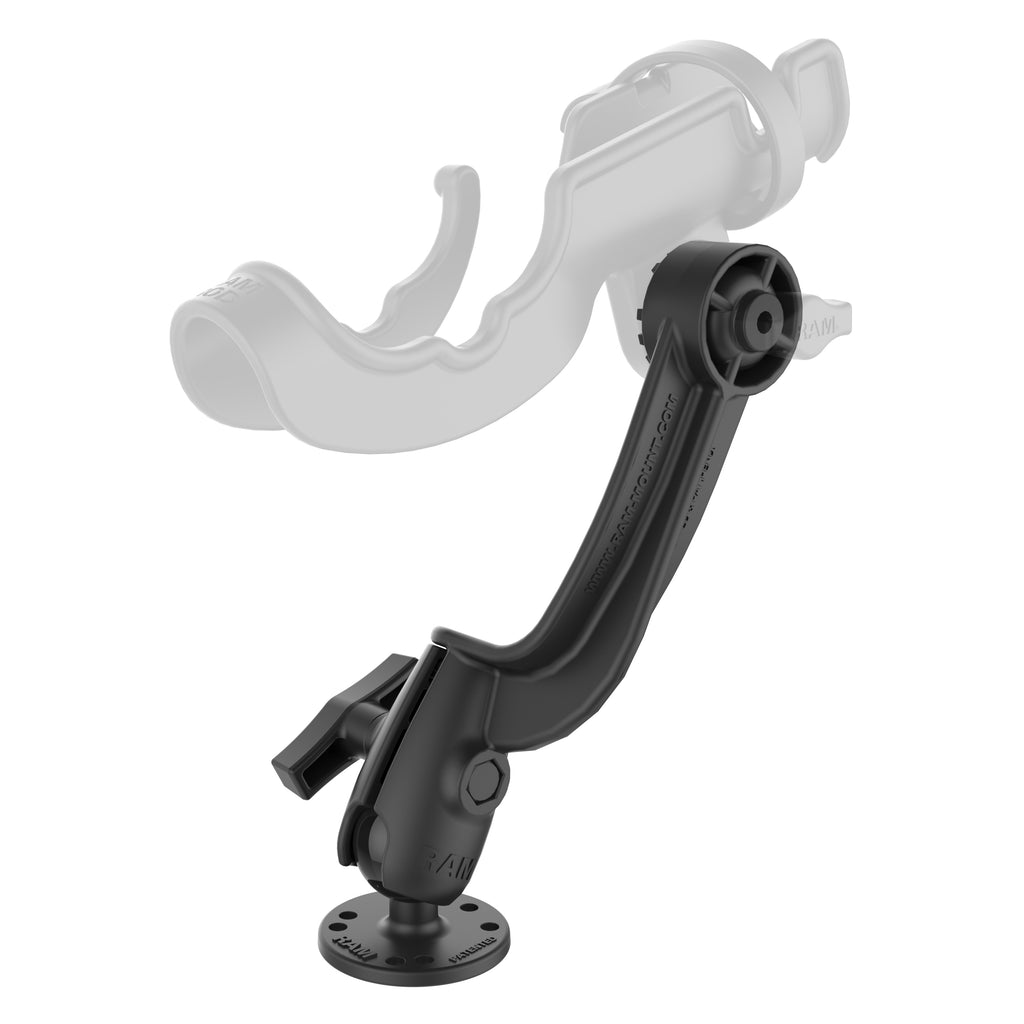 RAM ROD® Revolution Ratel Arm met Vlakke Oppervlakte Bal Basis - RAM Mounts RAM-114PRBU afbeelding 1
