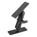 RAM dubbele bal montage met twee maritieme elektronische platen - RAM Mounts RAM-133AU
