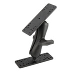RAM dubbele bal montage met twee maritieme elektronische platen - RAM Mounts RAM-133AU