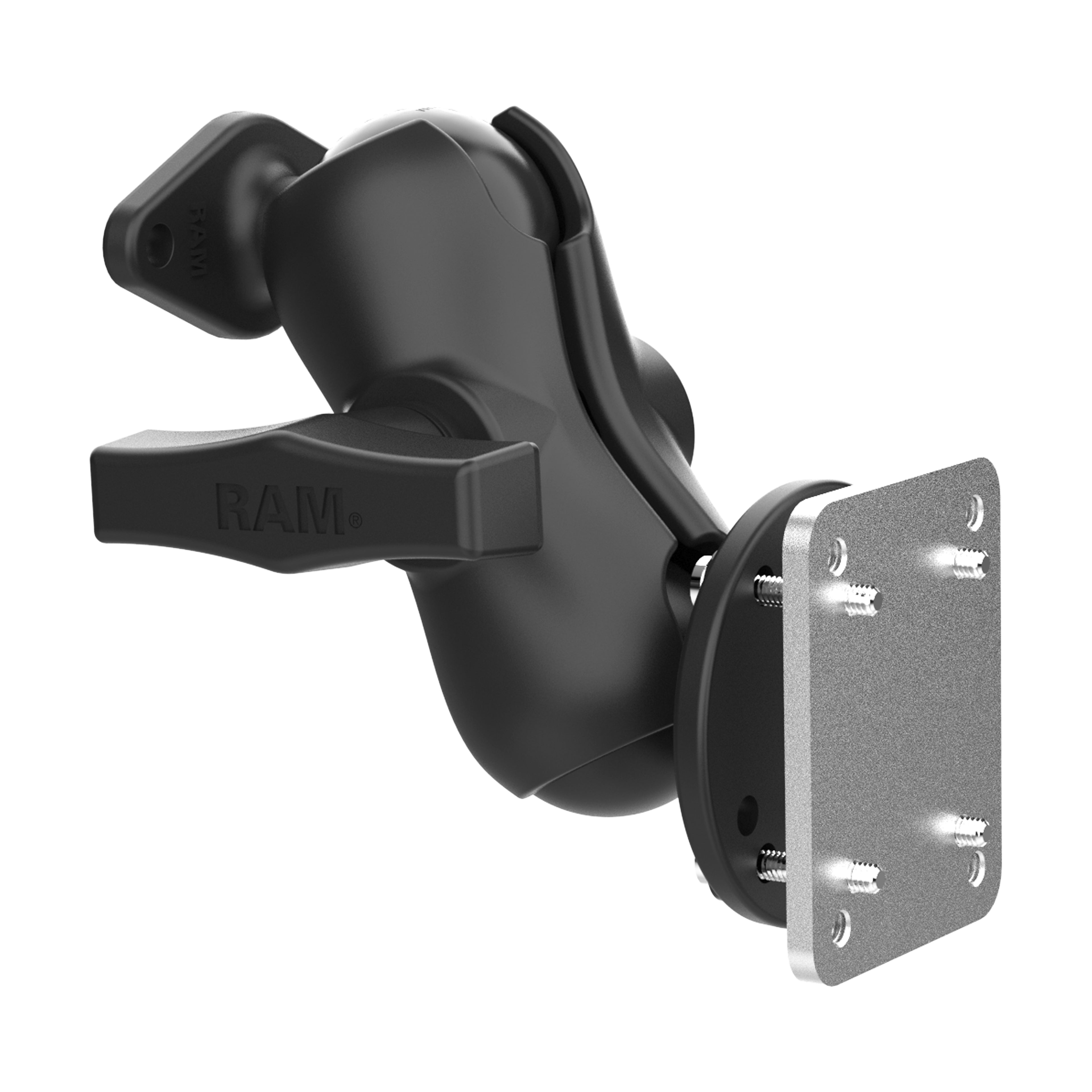 RAM Dashboard Montage met steunplaat & Diamond Plaat - C Maat Kort - RAM Mounts RAM-138-B-225B2U afbeelding 2