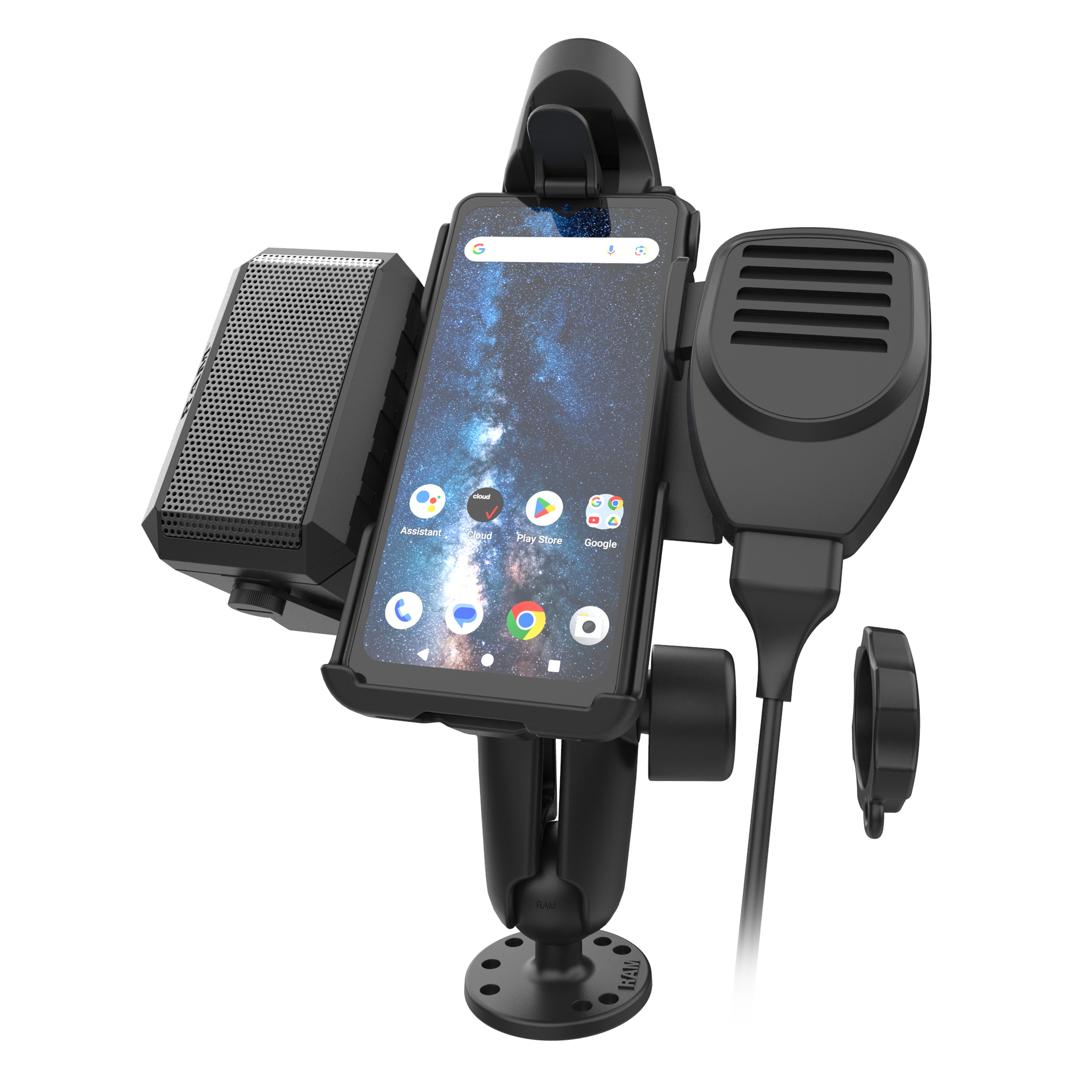 RAM PTT Luidspreker en Bedradingsset voor Sonim XP Pro, Pro Thermal & Pro E - RAM Mounts RAM-138-S-SNM5PL-V7B1U afbeelding 1