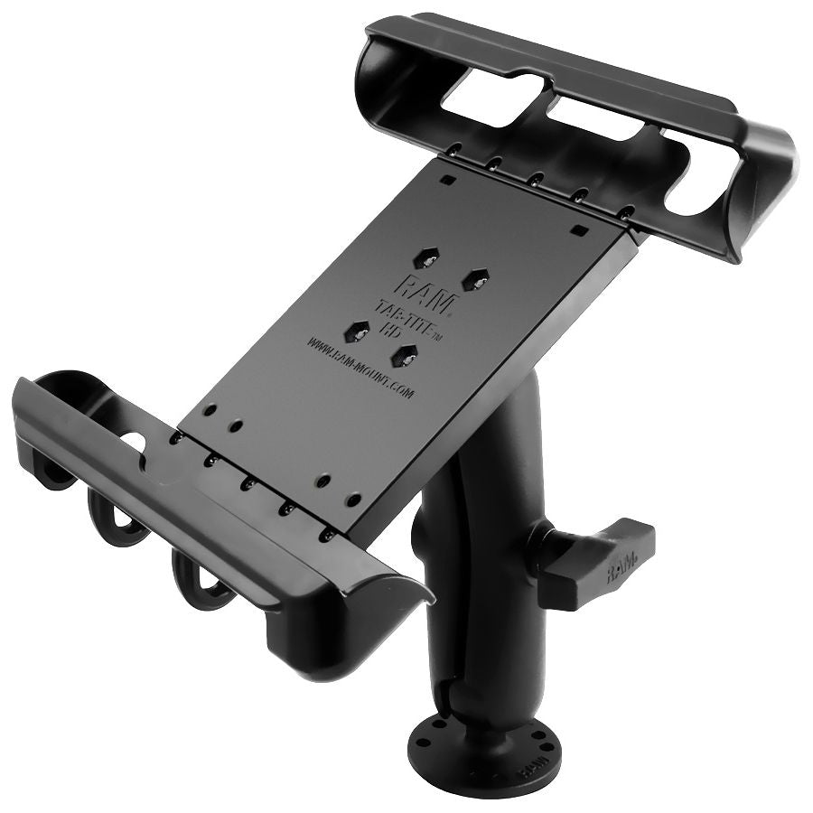 RAM Tab-Tite™ Platte oppervlakte montage voor iPad Gen 1-4 met hoes + meer - RAM Mounts RAM-138-TAB17U afbeelding 1