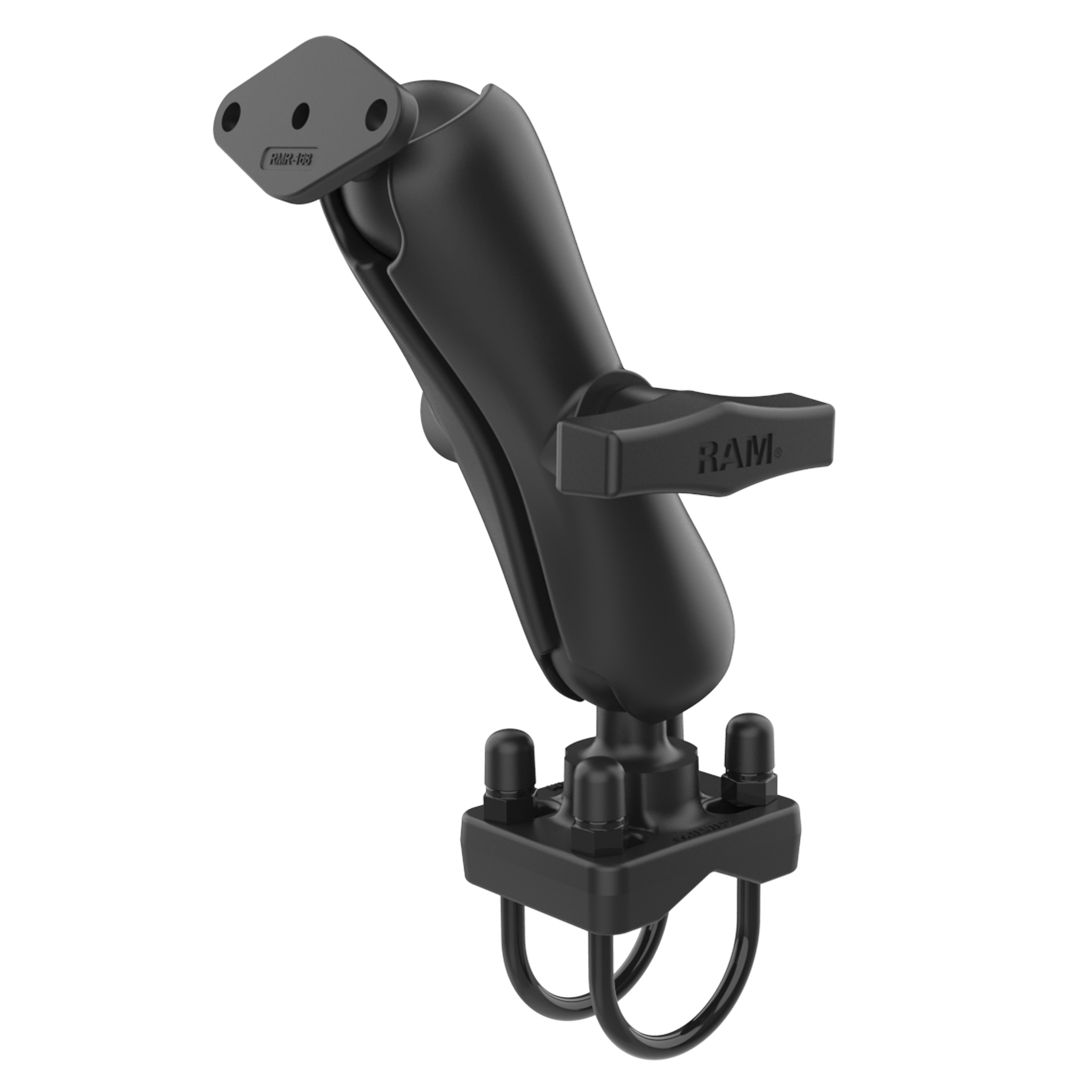 RAM dubbele U-bolt rail mount voor grotere rails met diamond plate - RAM Mounts RAM-138U-235-1