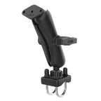 RAM dubbele U-beugel railbevestiging voor kleinere rails met ruitplaat - RAM Mounts RAM-138U-235 afbeelding 1