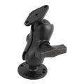 RAM dubbele bal montage met diamantplaat adapter kort - RAM Mounts RAM-138U-B
