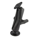 RAM Dubbele Bal Montage met Diamantplaat Adapter - Medium - RAM Mounts RAM-138U afbeelding 1