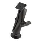 RAM dubbele bal montage met ronde en rechthoekige platen - RAM Mounts RAM-139U