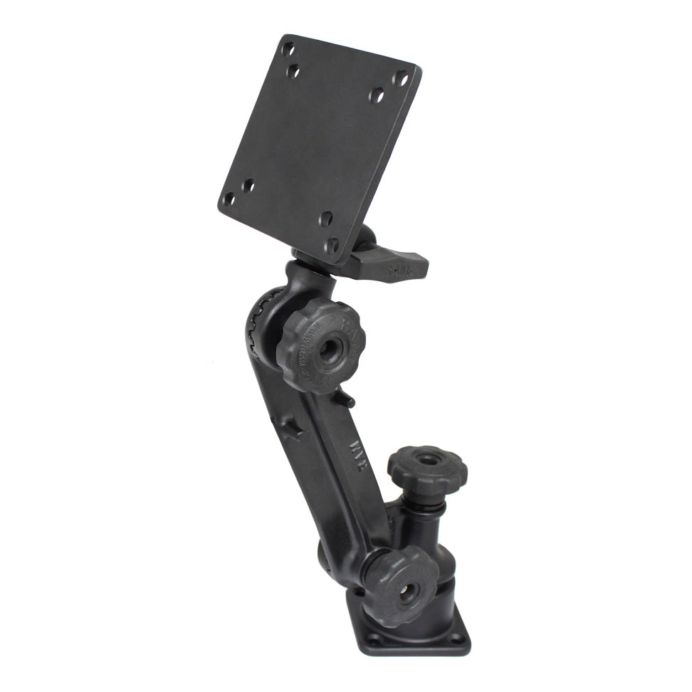 RAM horizontale ratchet mount met 100x100mm VESA plaat - RAM Mounts RAM-162H-GEN1