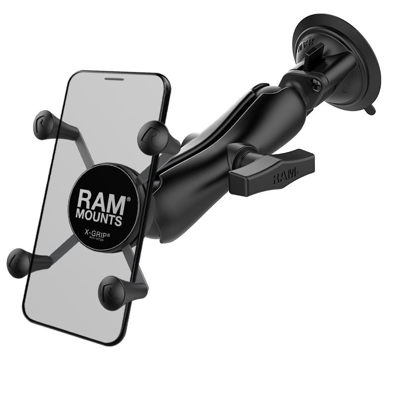 RAM X-Grip® Telefoonhouder met RAM Twist-Lock™ Zuignap - C-maat - RAM Mounts RAM-166-UN7U afbeelding 1